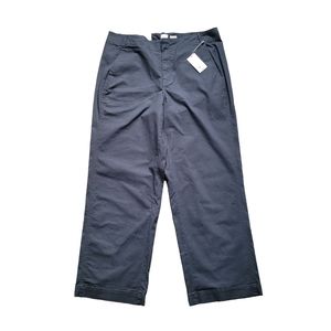 Women's Mid Rise Straight Hip & Thigh Fit Stretch Pants - A New Day Dark Navy